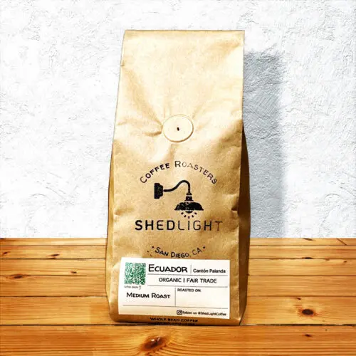 Shedlight Coffee Roasters Ecuador single origin whole bean coffee