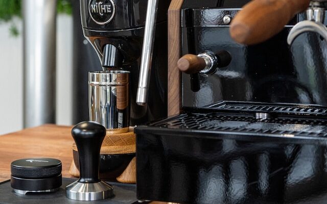espresso machine accessories in black