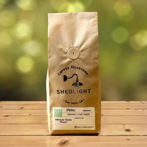 ShedLight Coffee Roasters Peru Norte Lima organic whole bean coffee